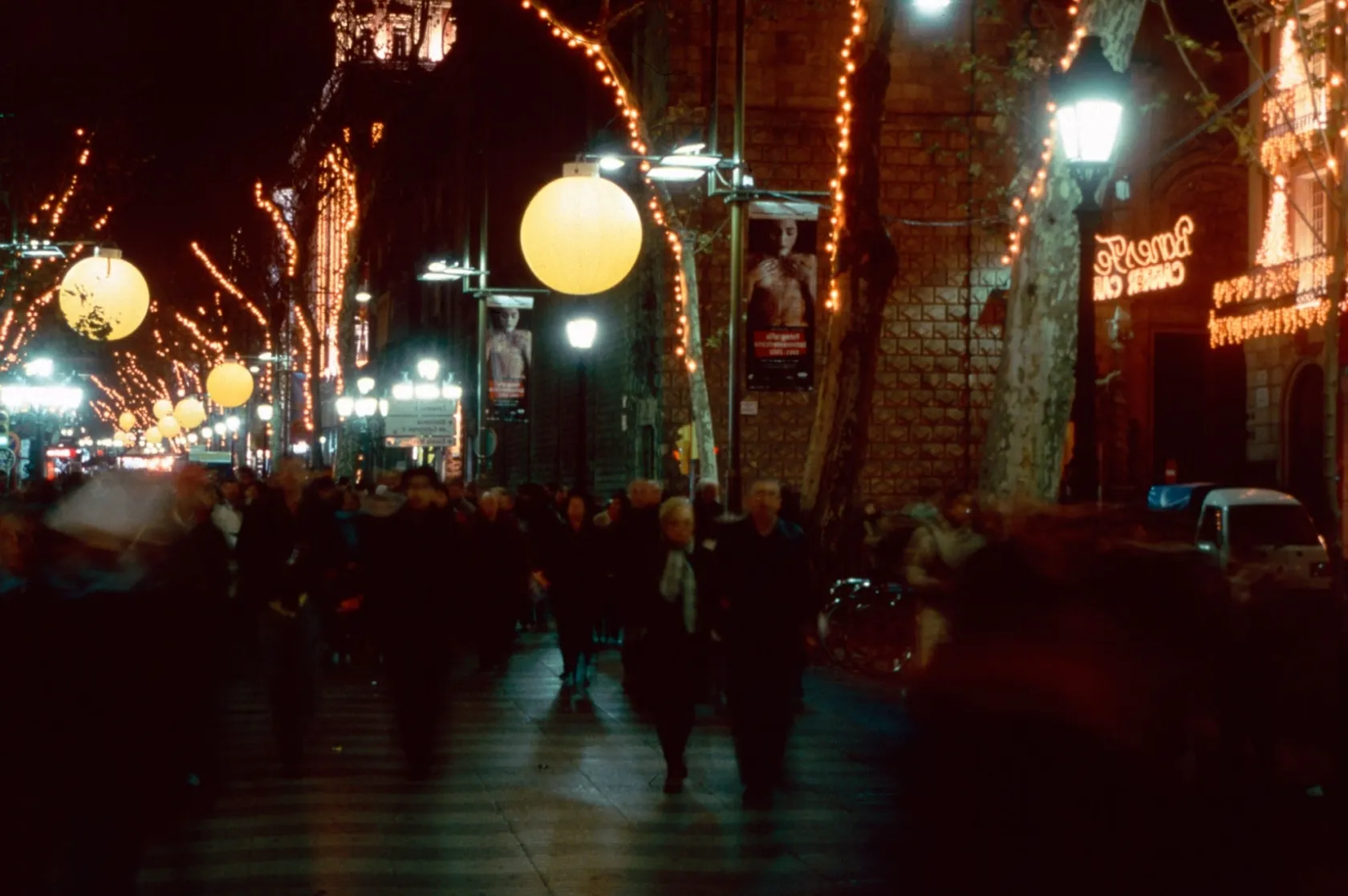Il·luminació Nadalenca Rambles de Barcelona. Varis Arquitectes